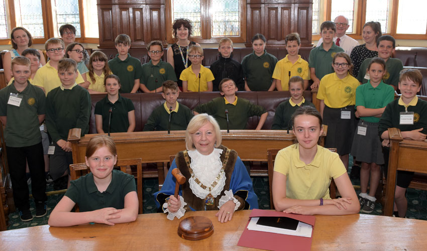 Beverley Primary School Pupils Go To The Polls In Mock Election