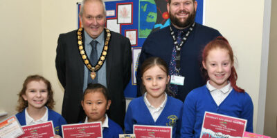 Prizes For Young Winners Of Beverley Market Colouring Competition