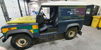 Thieves Pinch Doors From Ambulance Service Off-Road Vehicle