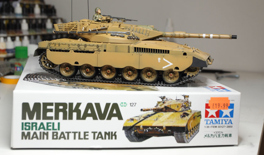 Tamiya Israel Merkava MBT Tank Kit 35127 Build Review & Photos