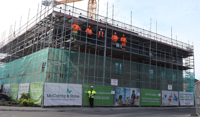 McCarthy And Stone Construction Resumes As Workers Return