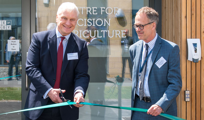 Centre For Precision Agriculture At Bishop Burton College Opened By MP