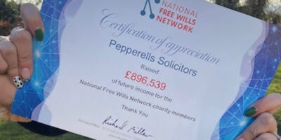 £896,000 Raised For National Free Will Network Charity Members