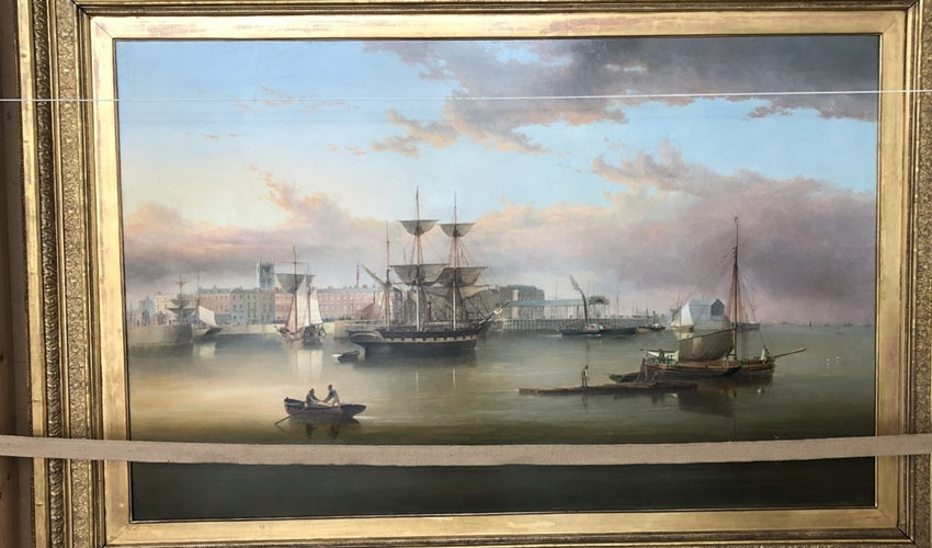 Conservation Of Maritime Paintings Now Complete