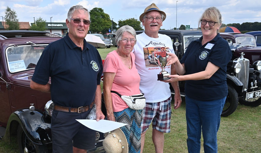 More Than £5,000 Raised For Cancer Charity At Local Car Show