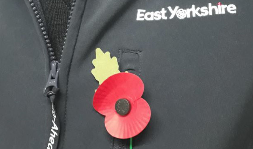 Free Travel for Armed Forces on Remembrance Sunday and Armistice Day