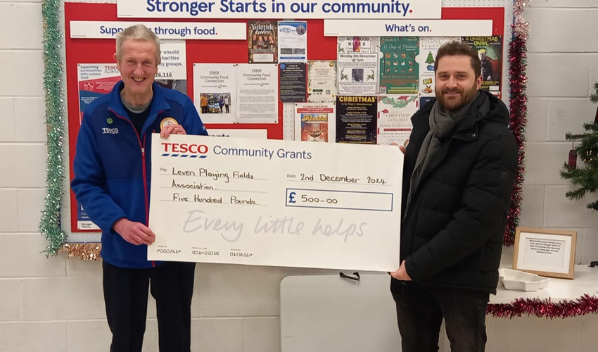 Leven Playing Fields Association And Other Groups Awarded Grants By Tesco